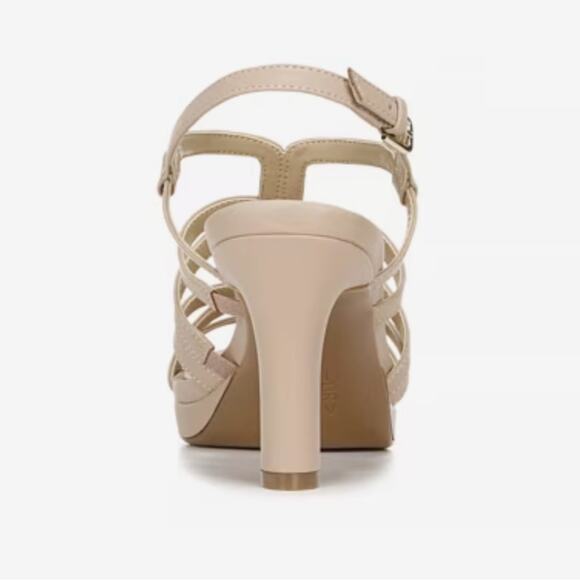 Naturalizer Baylor CremeBrulee/Nude Beige Strappy Heels. Size 9M. Worn Once - Picture 12 of 16